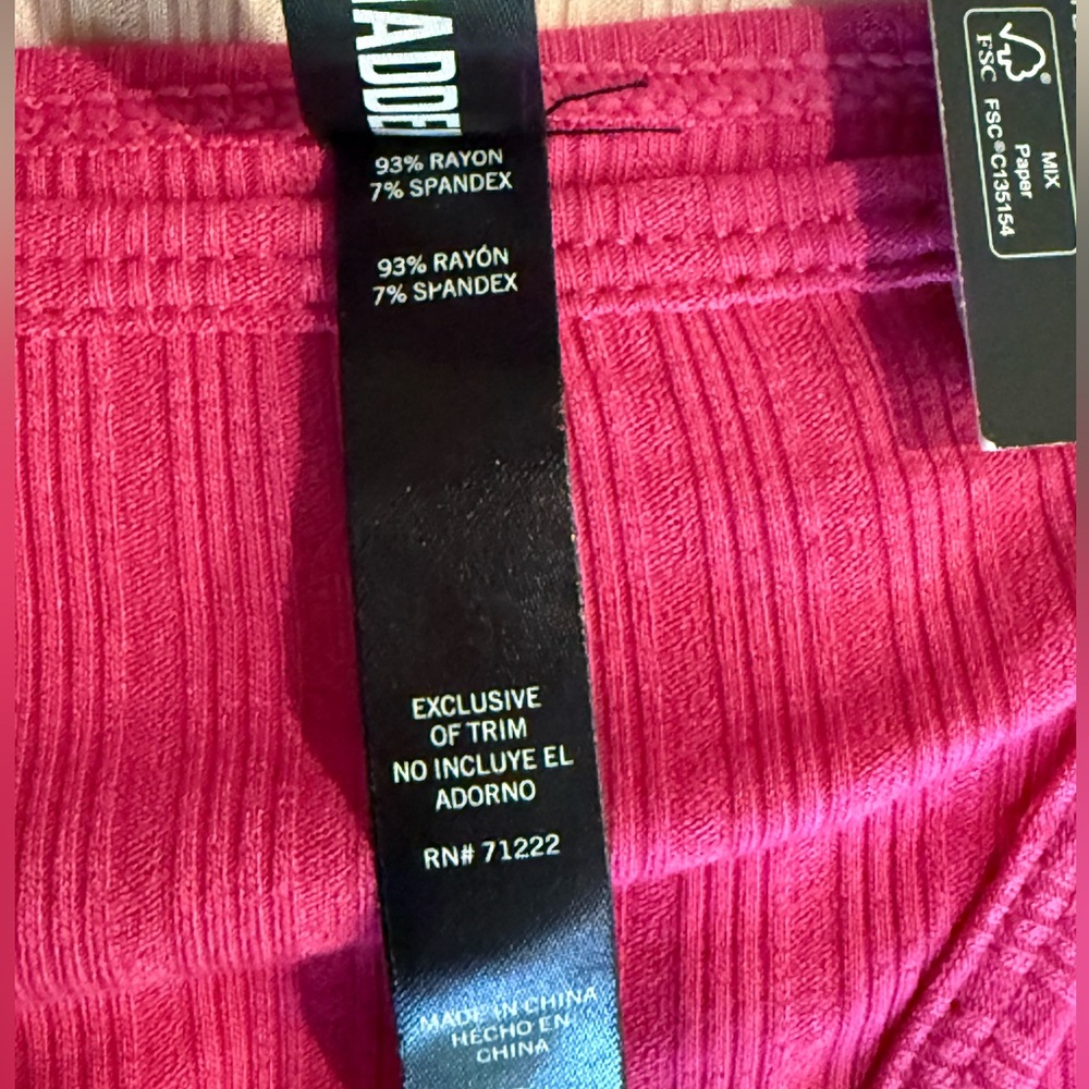 Steve Madden NWT Size S 5Pk Pinks, Blue, Gray, & Cream Ribbed Panties (I032) - Picture 9 of 10